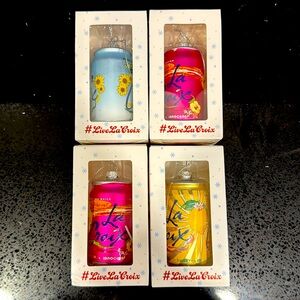 4 La Croix ornaments! Brand new